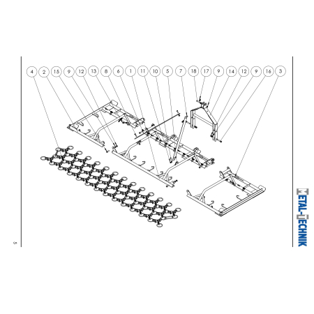 Katalog części zamiennych Włóka łąkowa lekka 4000-3